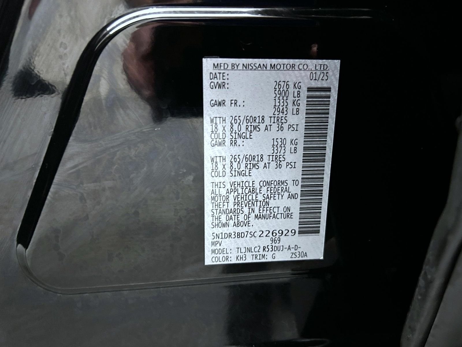 Used 2025 Black Nissan Rock Creek image 26