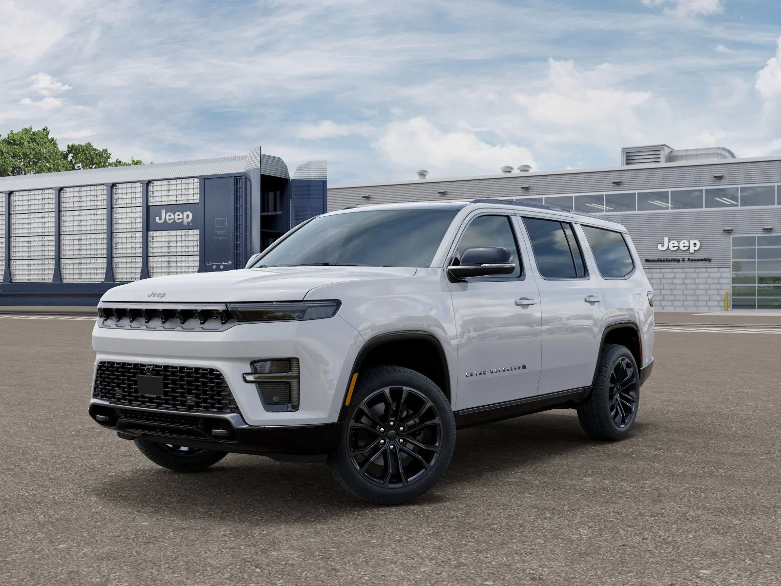 New 2026 Bright White Clear-Coat Exterior Paint Jeep Grand Wagoneer image 1