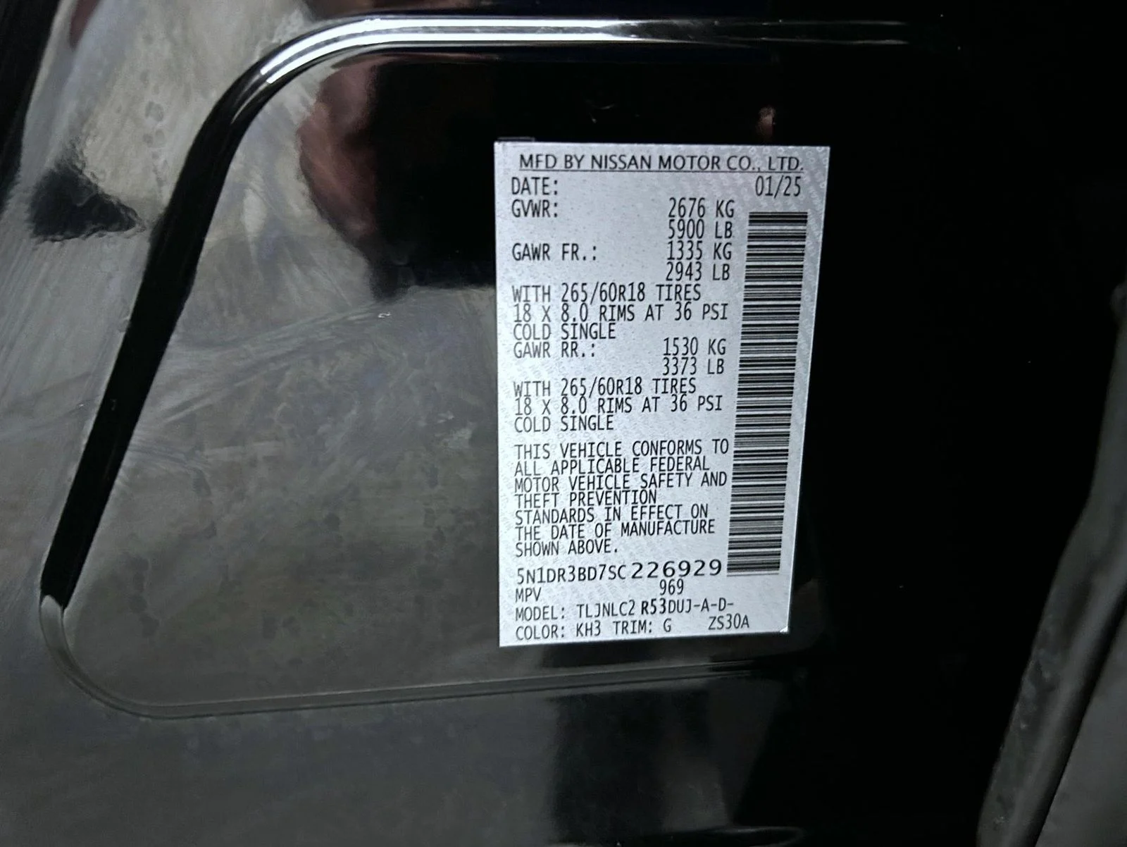 Used 2025 Black Nissan Rock Creek image 26