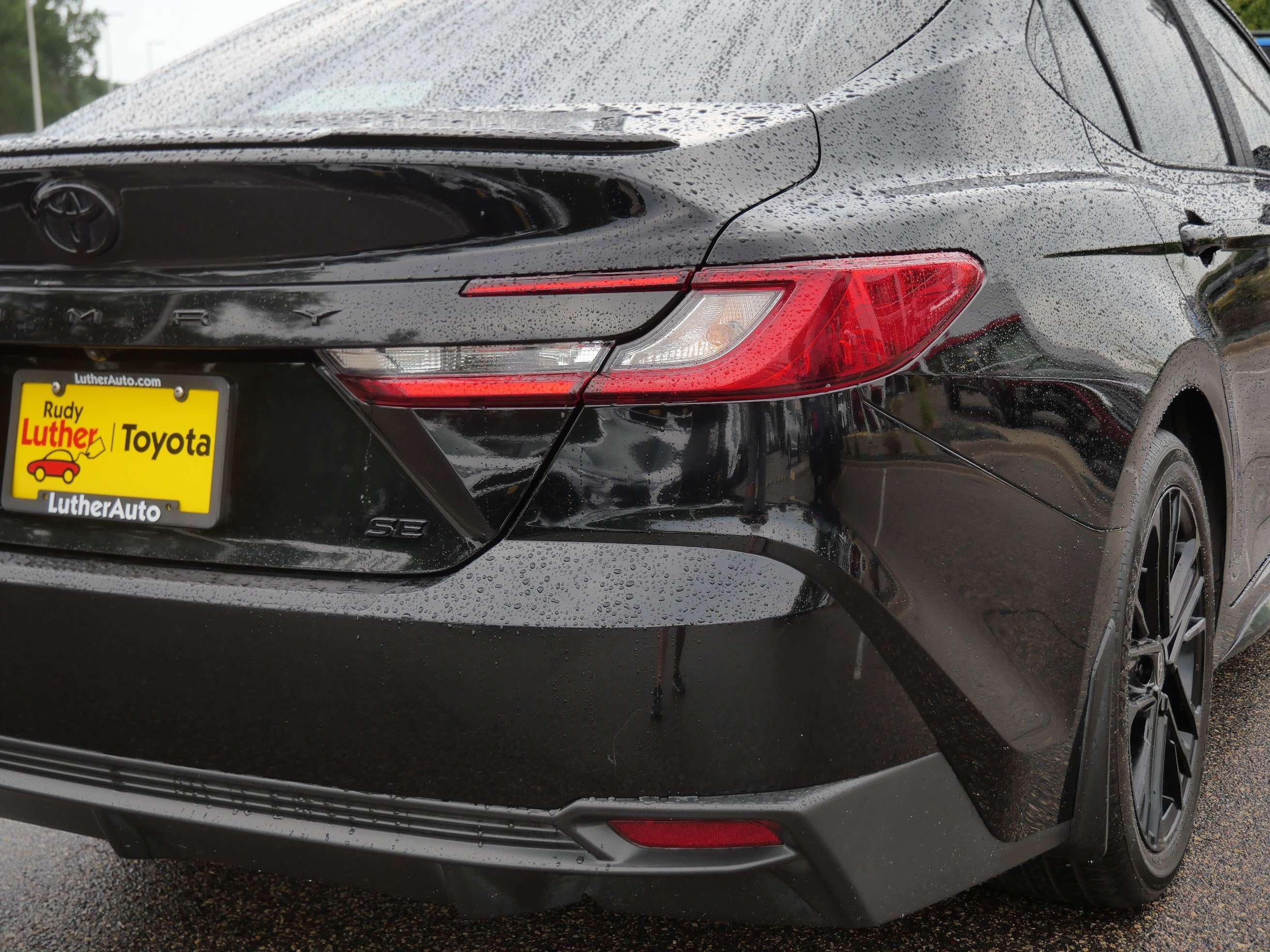 Used 2025 Midnight Black Metallic Toyota SE image 18