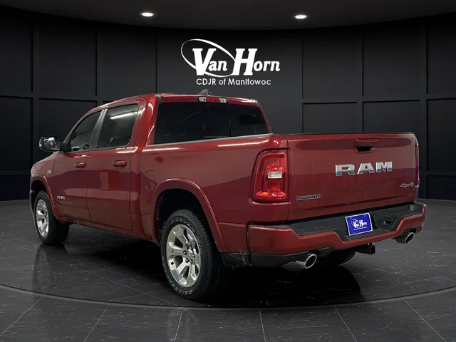 New 2026 Molten Red Pearl-Coat Exterior Paint RAM Big Horn/Lone Star image 3