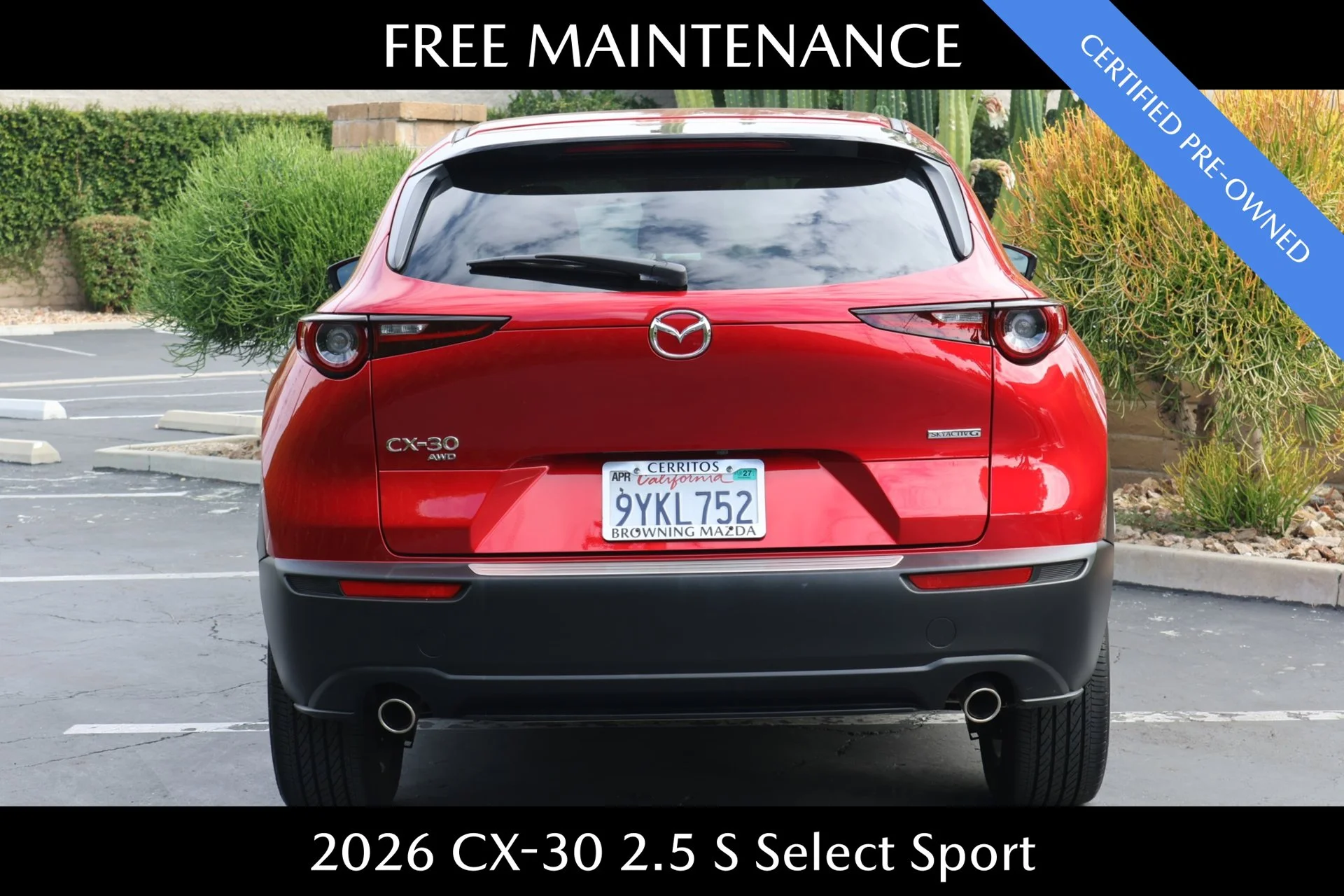 Certified Used 2026 Red Mazda 2.5 S Select Sport image 4