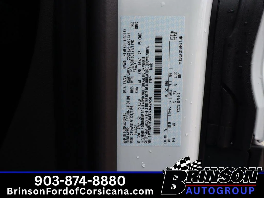 New 2026 Oxford White Ford Cargo Van image 17