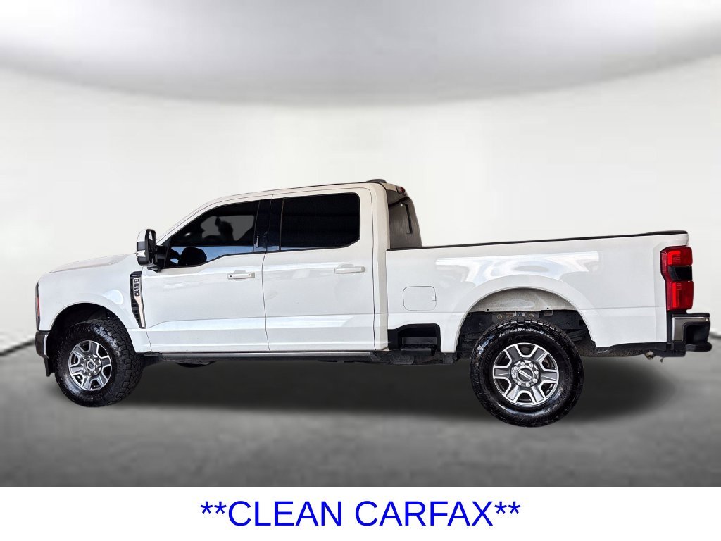 Certified Used 2023 White Metallic Ford Lariat image 2