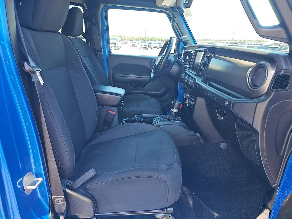 Used 2022 Blue Jeep Unlimited Willys image 5