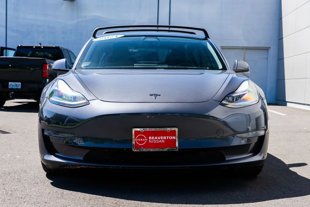Used 2021 Gray Tesla Performance image 2