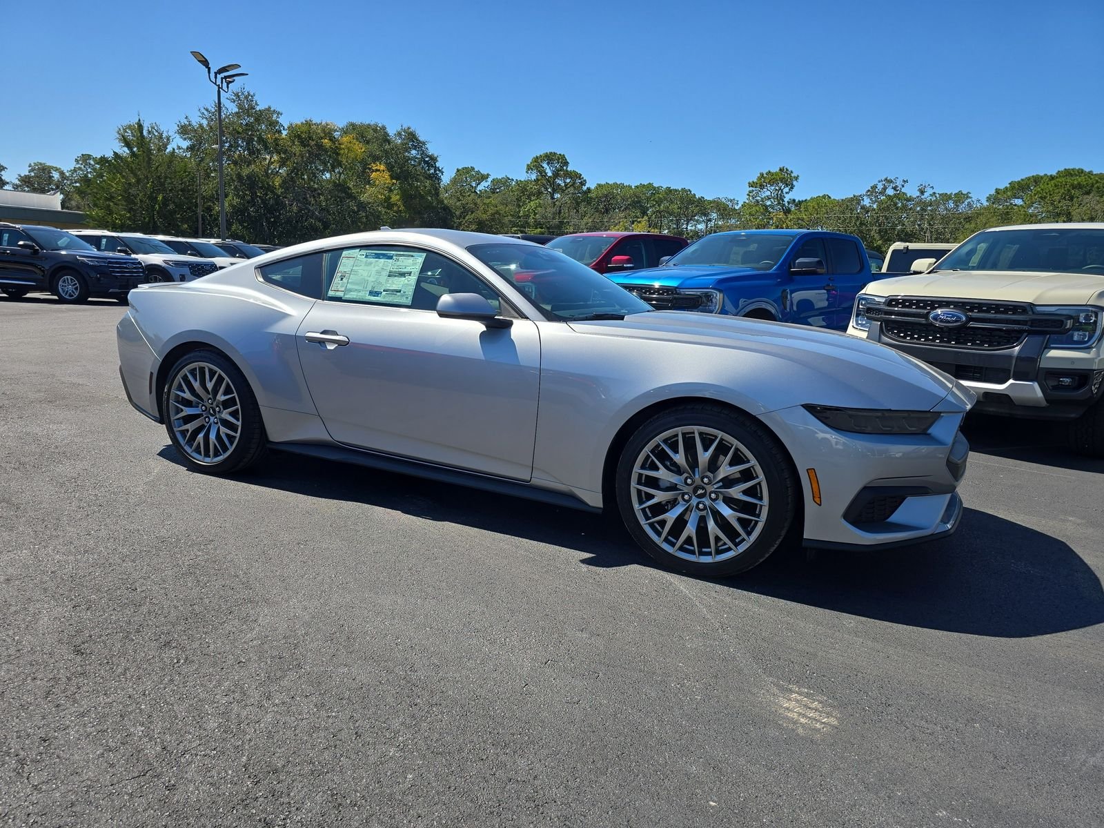 New 2025 Iconic Silver Metallic Ford EcoBoost Premium image 2