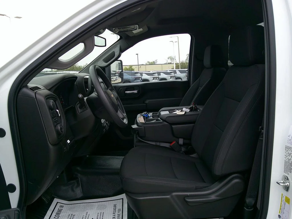 New 2025 White Chevrolet Work Truck image 9