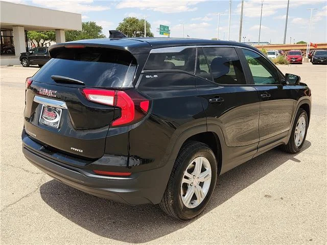 Used 2024 Black GMC SLE All-Wheel Drive image 4