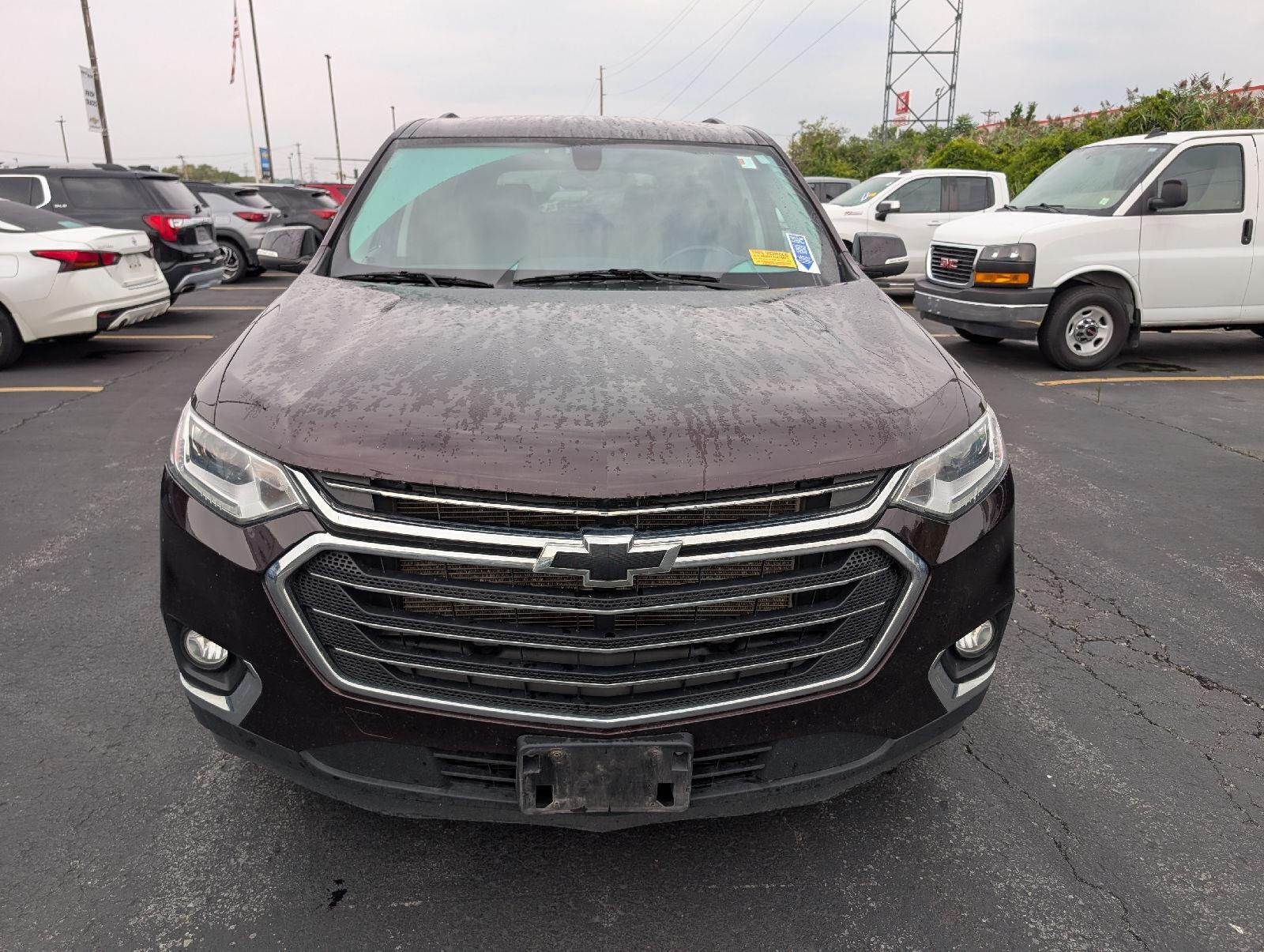 Used 2021 Black Cherry Metallic Chevrolet LT Leather image 2