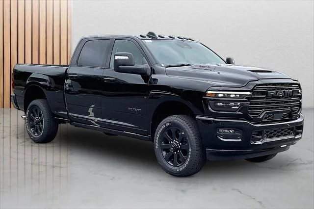 New 2026 Diamond Black Crystal Pearl-Coat Exterior Paint RAM LARAMIE image 2