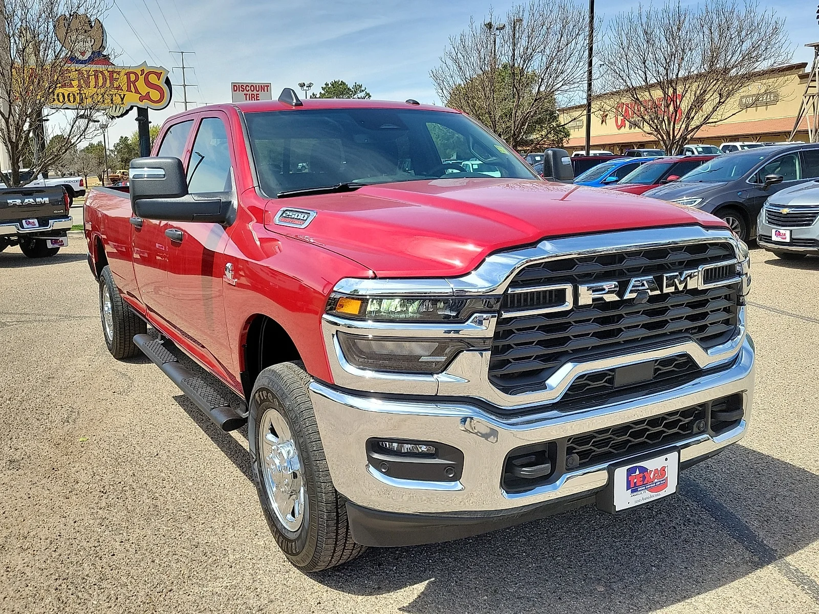 New 2026 PR6 Molten Red Ram TRADESMAN CREW CAB 4X4 8