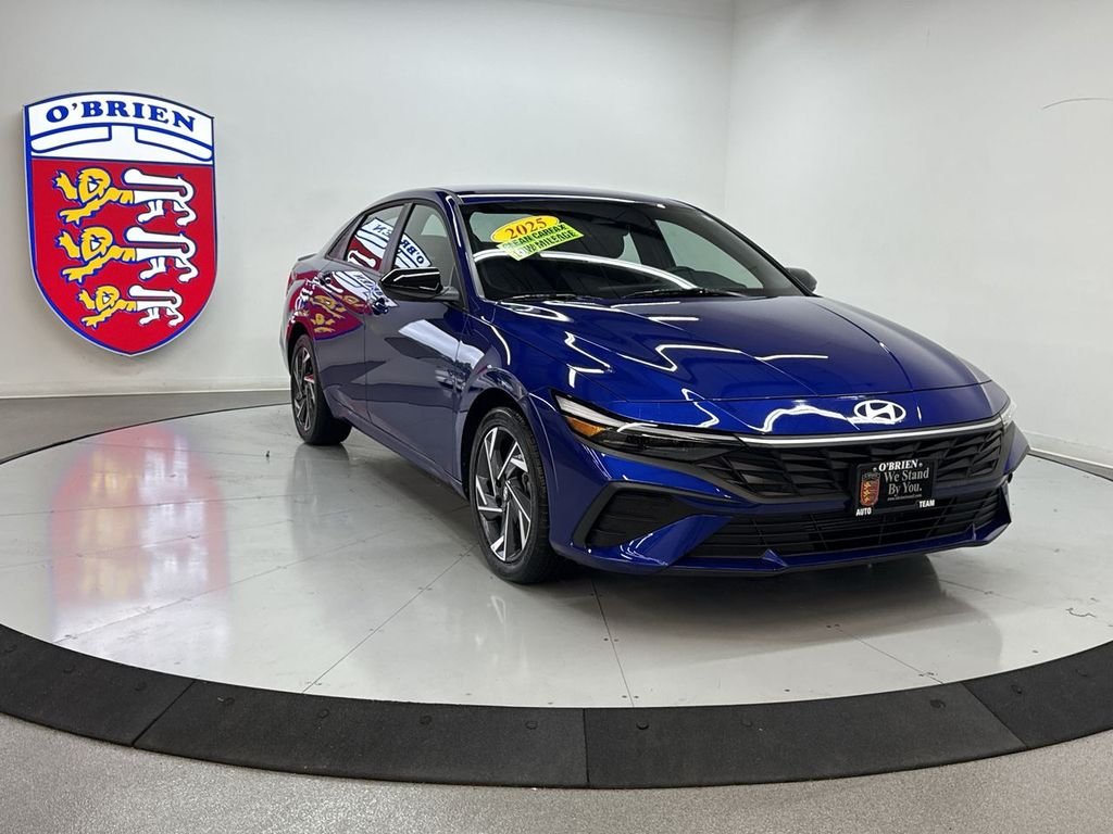 Used 2025 Intense Blue Hyundai SEL Sport image 1