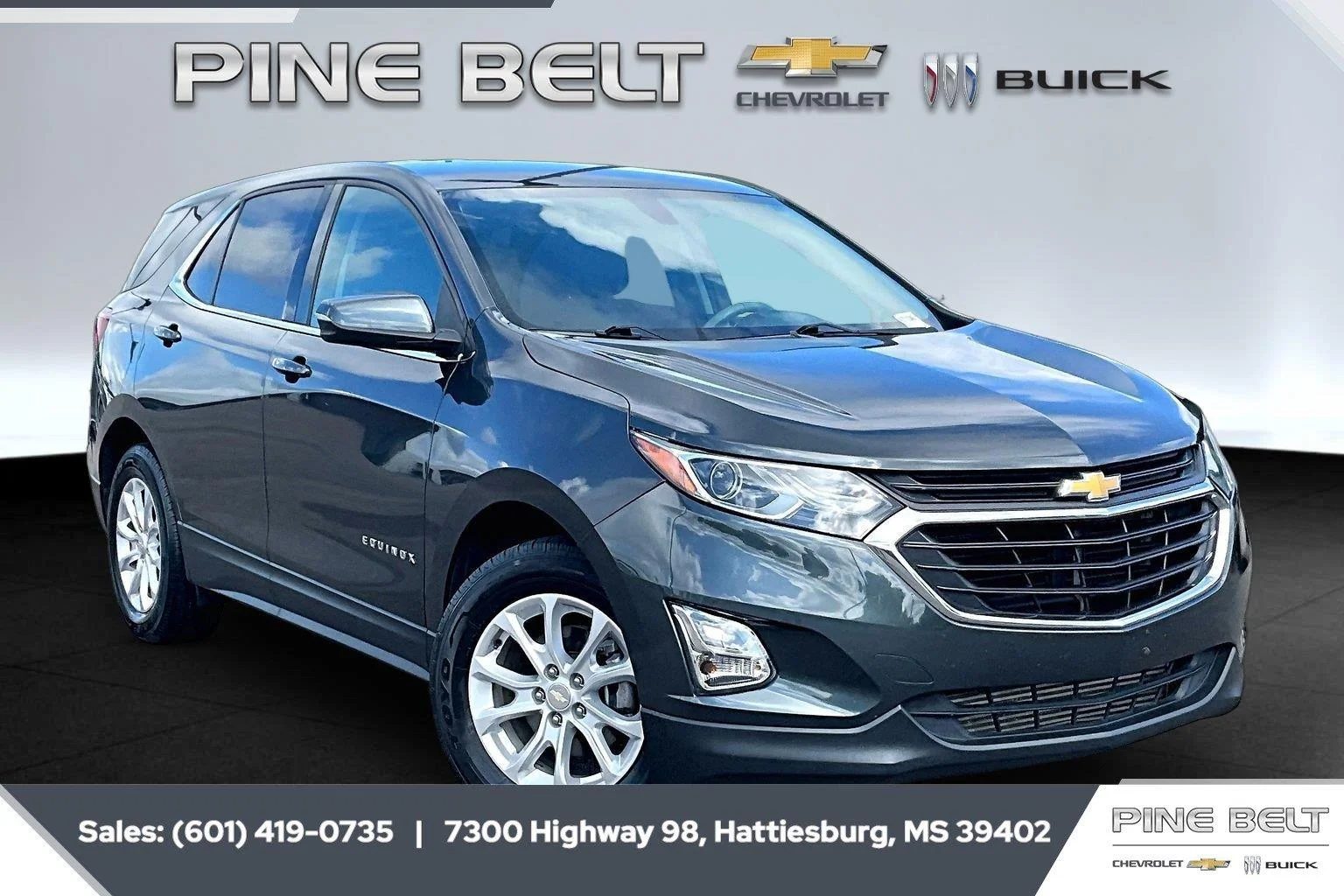 Used 2018 NIGHTFALL GRAY METALLIC Chevrolet LT image 1