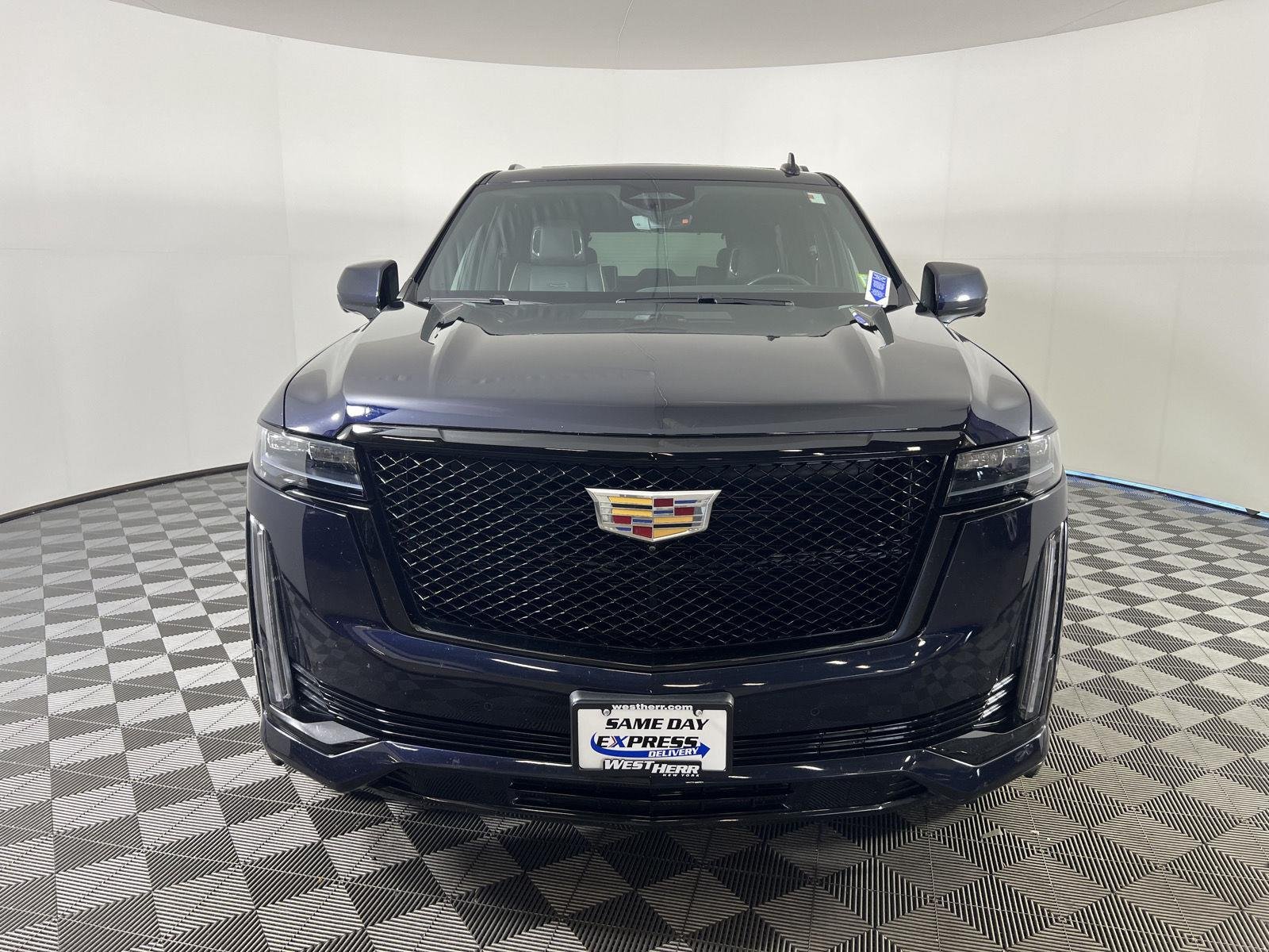 Used 2023 Dark Moon Blue Metallic Cadillac 4WD Sport image 34