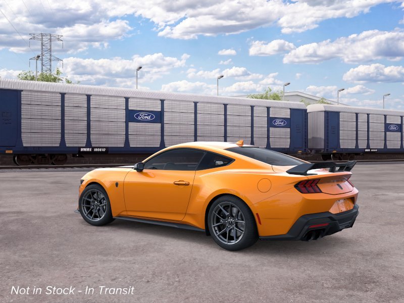 New 2026 Orange Fury Metallic Tri-coat Ford Dark Horse® Premium image 4