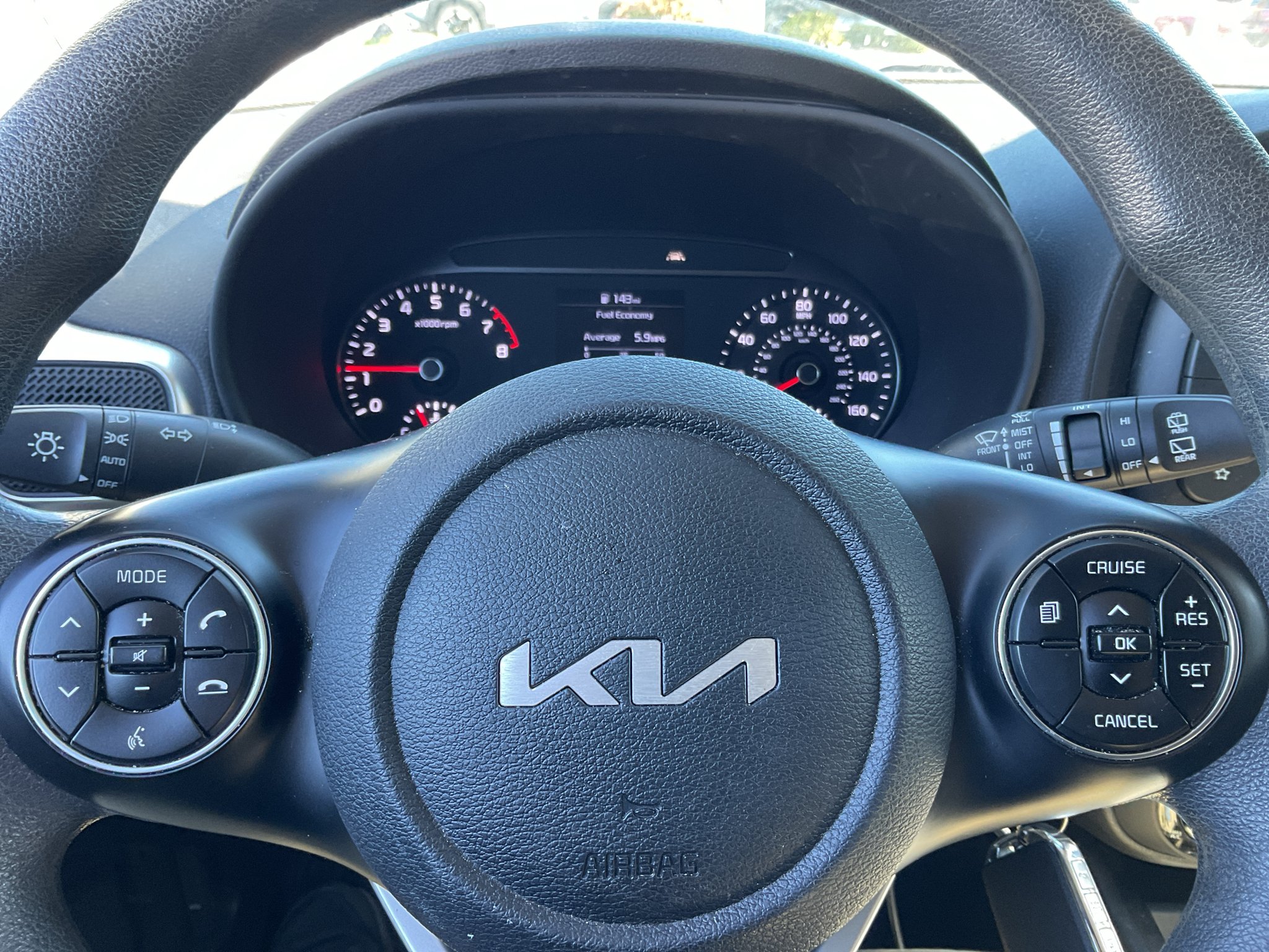 Certified Used 2022 Snow White Pearl Kia LX image 24