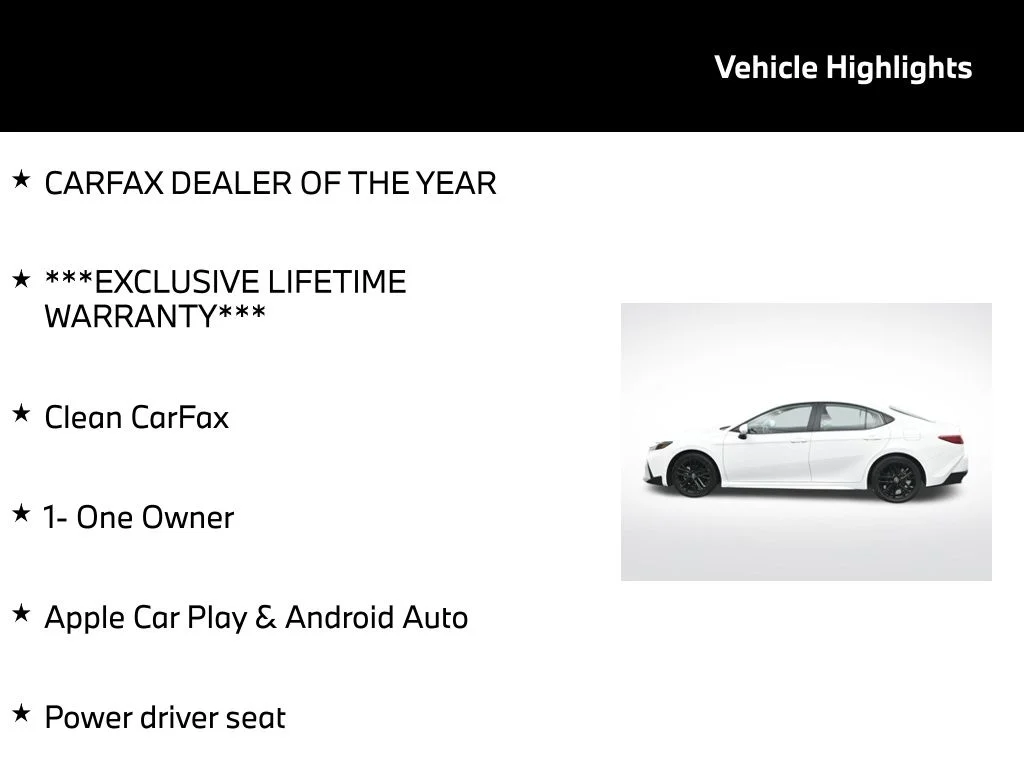 Used 2025 White Toyota SE image 5