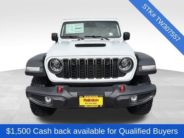 New 2026 Bright White Clear-Coat Exterior Paint Jeep Rubicon image 2