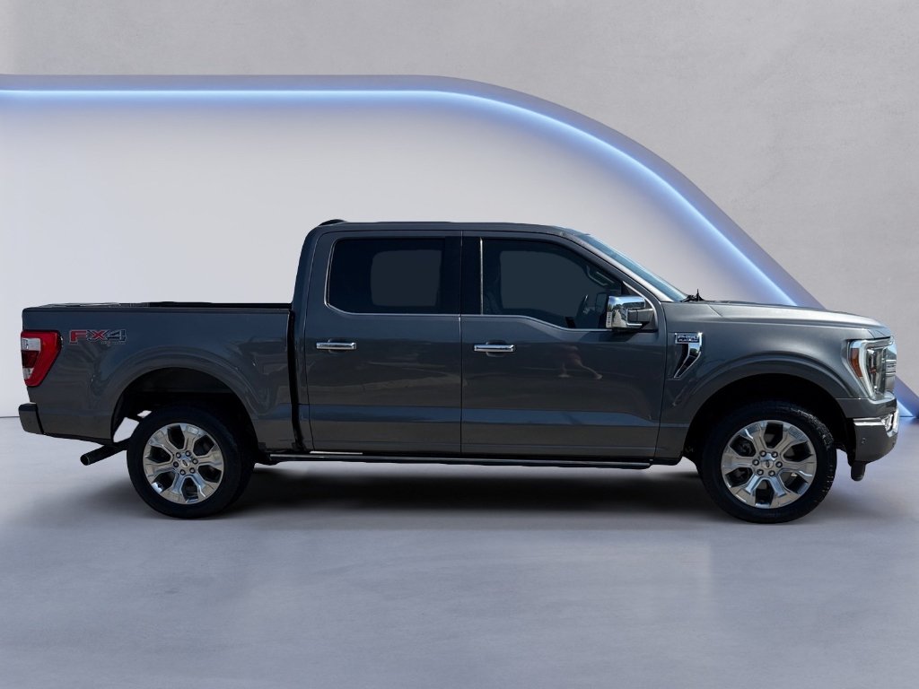 Used 2021 Carbonized Gray Metallic Ford Platinum image 2