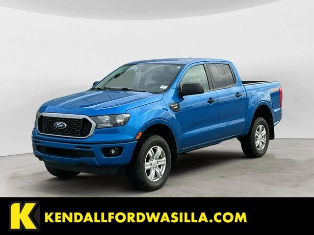 Certified Used 2023 Velocity Blue Metallic Ford XLT image 1