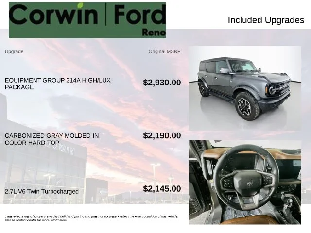 Certified Used 2024 Gray Metallic Ford Outer Banks image 3