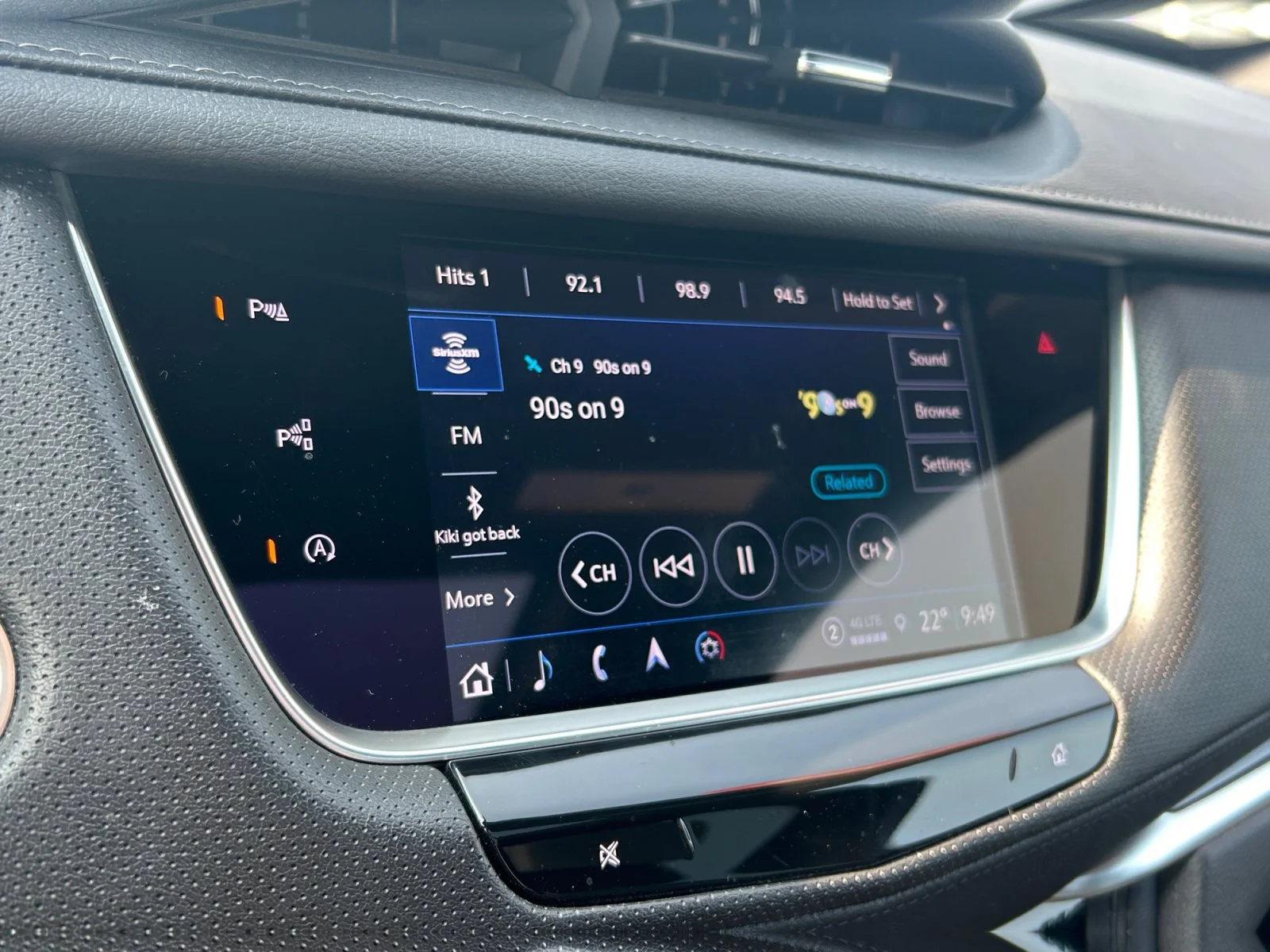 Certified Used 2025 STELLAR BLACK METALLIC Cadillac AWD Premium Luxury Leather Sunroof Nav image 25