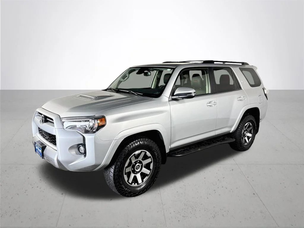 Used 2021 Silver Toyota TRD Off-Road Premium image 2