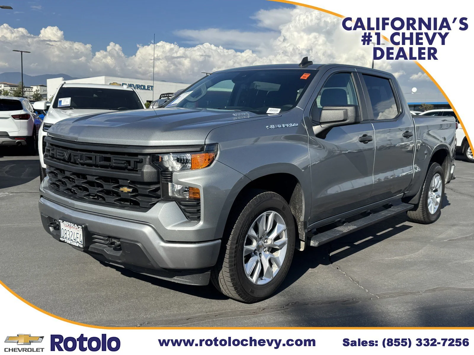 Used 2025 Sterling Gray Metallic Chevrolet Custom image 3