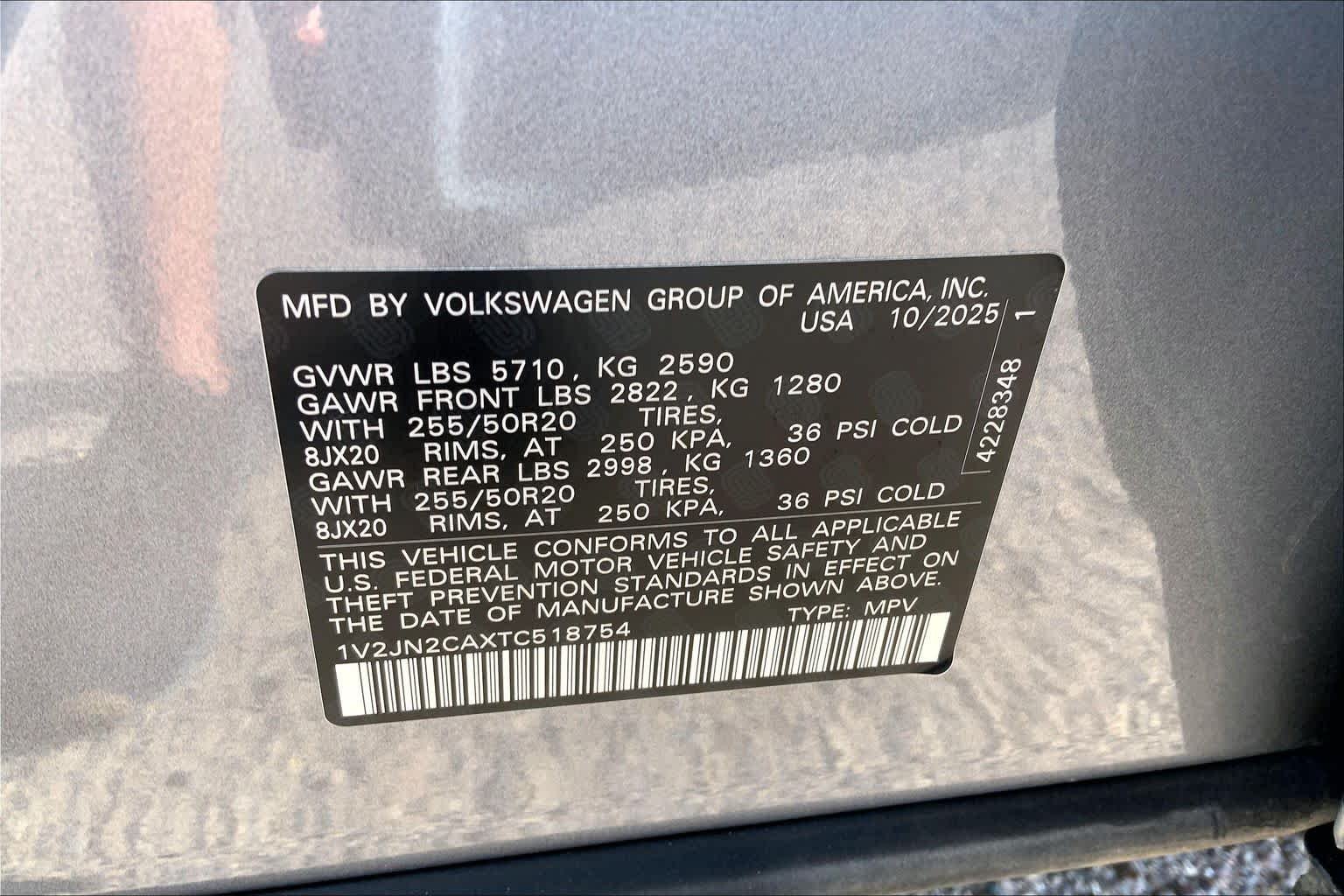 Used 2026 Silver Mist Metallic Volkswagen 2.0T SE w/Technology image 37