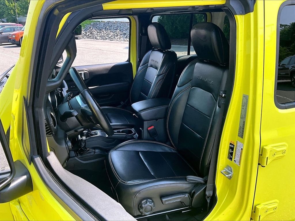 Used 2023 Yellow Jeep Sahara 4xe image 10