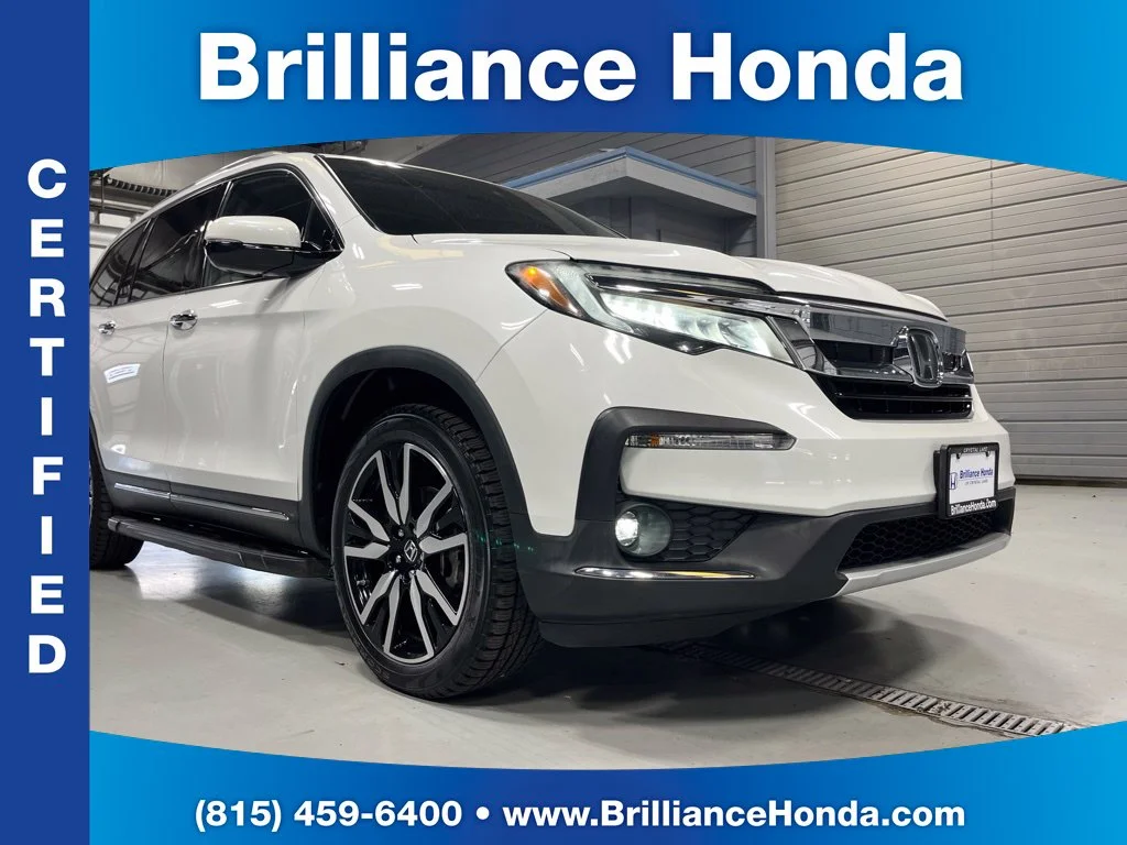 Certified Used 2020 Platinum White Pearl Honda Touring image 1
