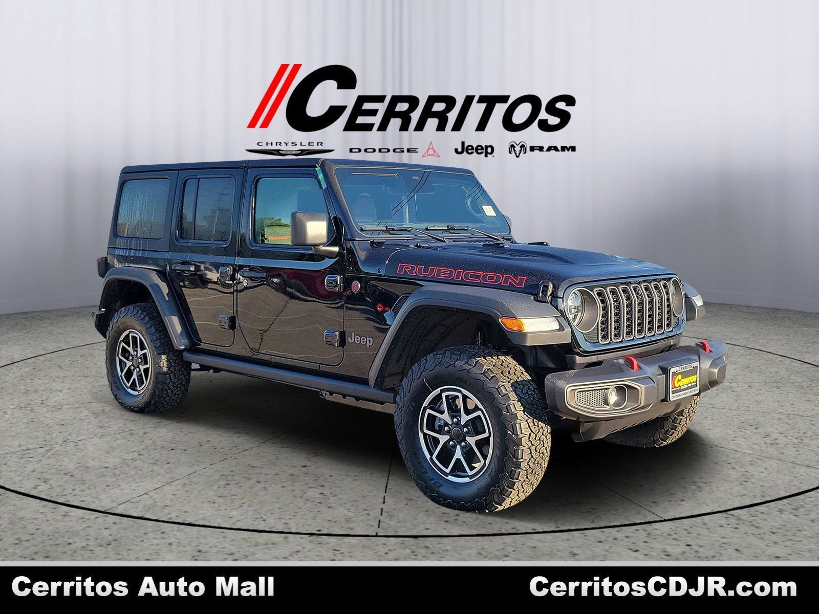 New 2026 Black Clear-Coat Exterior Paint Jeep Rubicon image 1