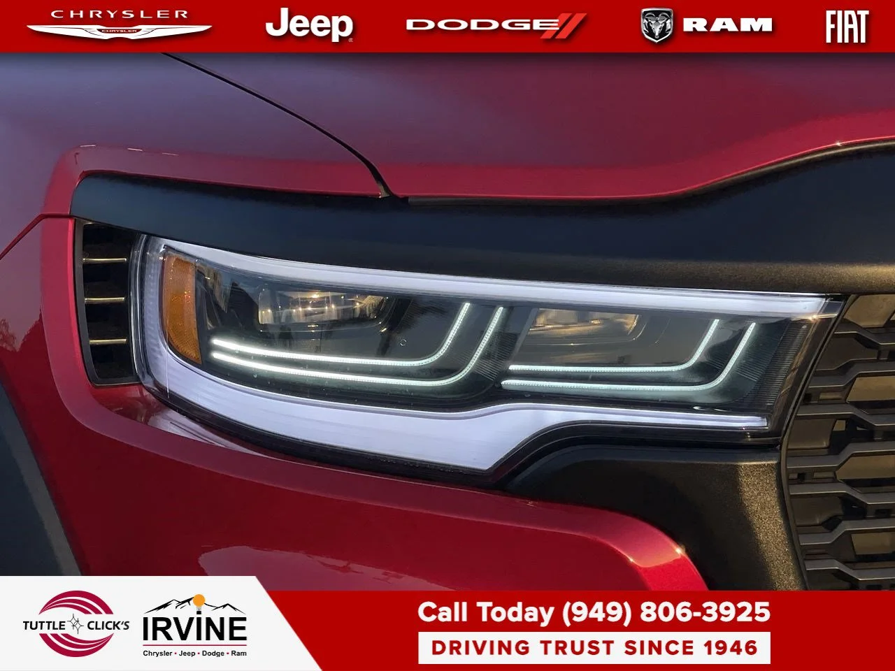 New 2027 Molten Red Pearl-Coat Exterior Paint RAM RHO image 13