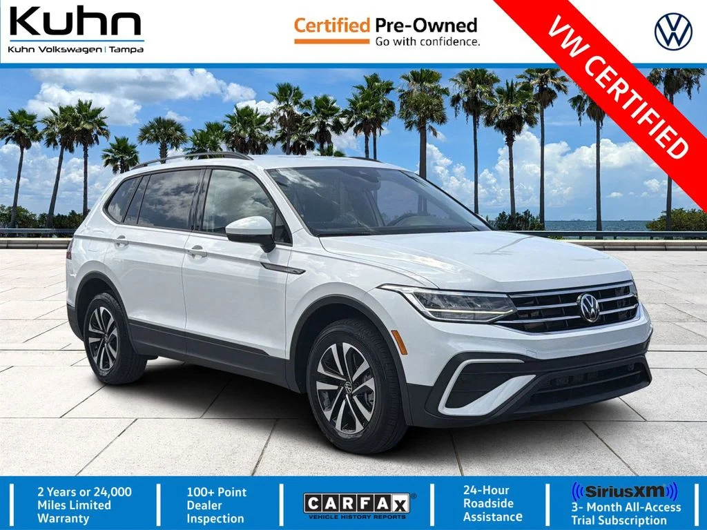Certified Used 2024 White Volkswagen 2.0T S image 1