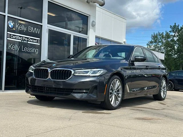 Certified Used 2023 Dark Graphite Metallic BMW 530i xDrive image 3