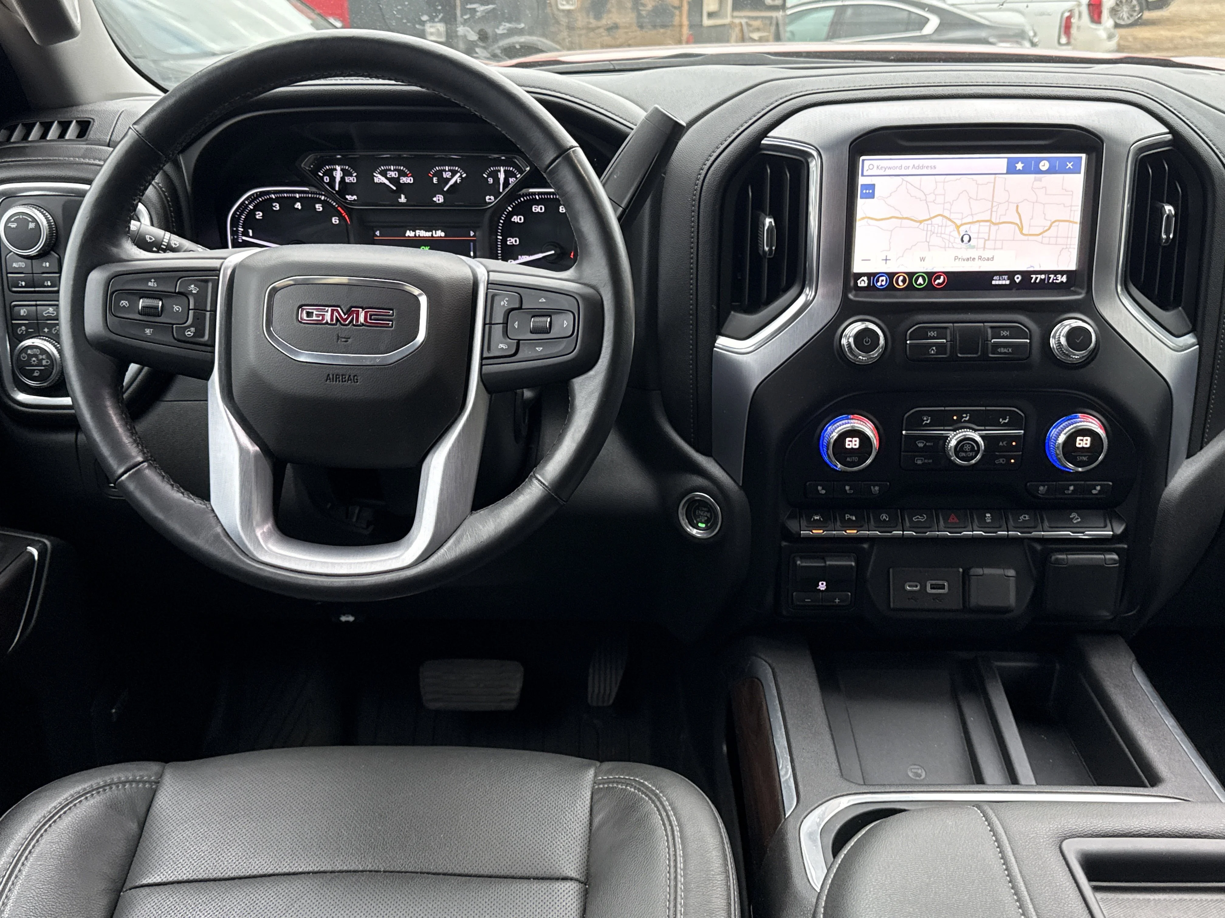 Used 2019 Red Quartz Tintcoat GMC SLT 4WD image 4