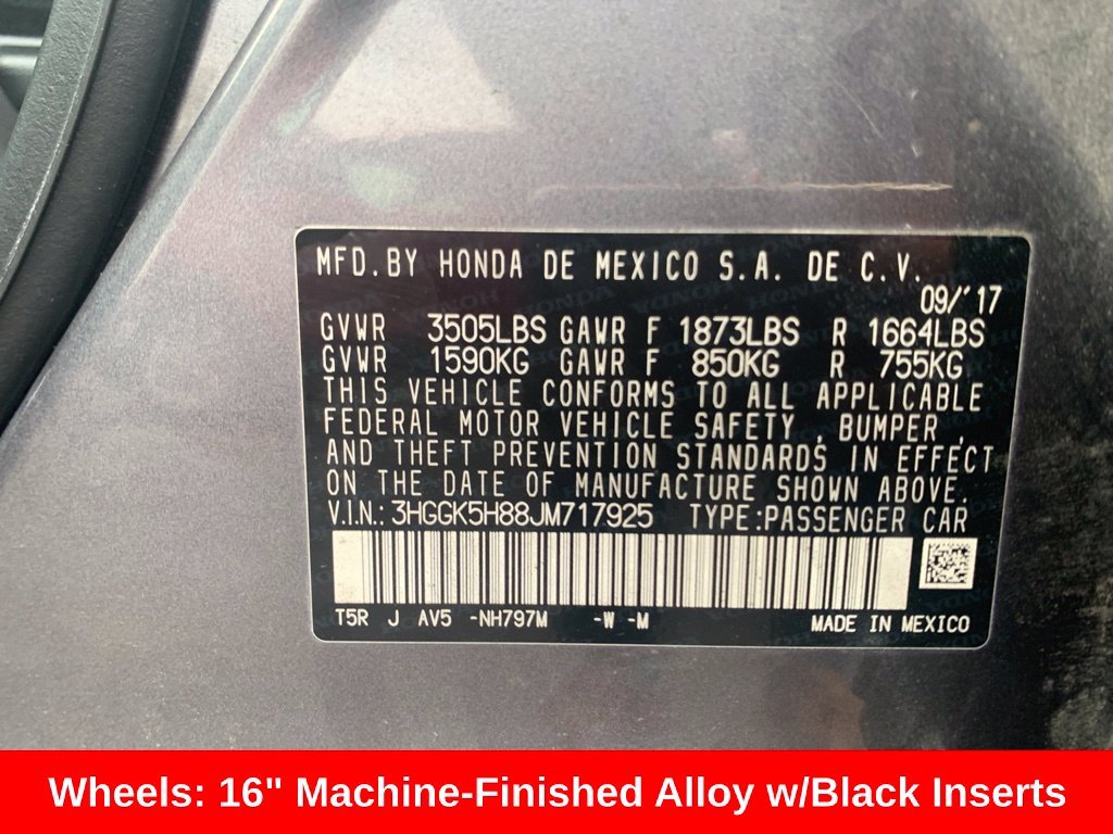 Used 2018 Gray Honda EX image 10
