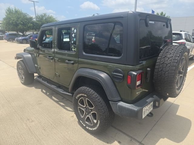 Used 2021 Green Jeep Unlimited Sport S image 4