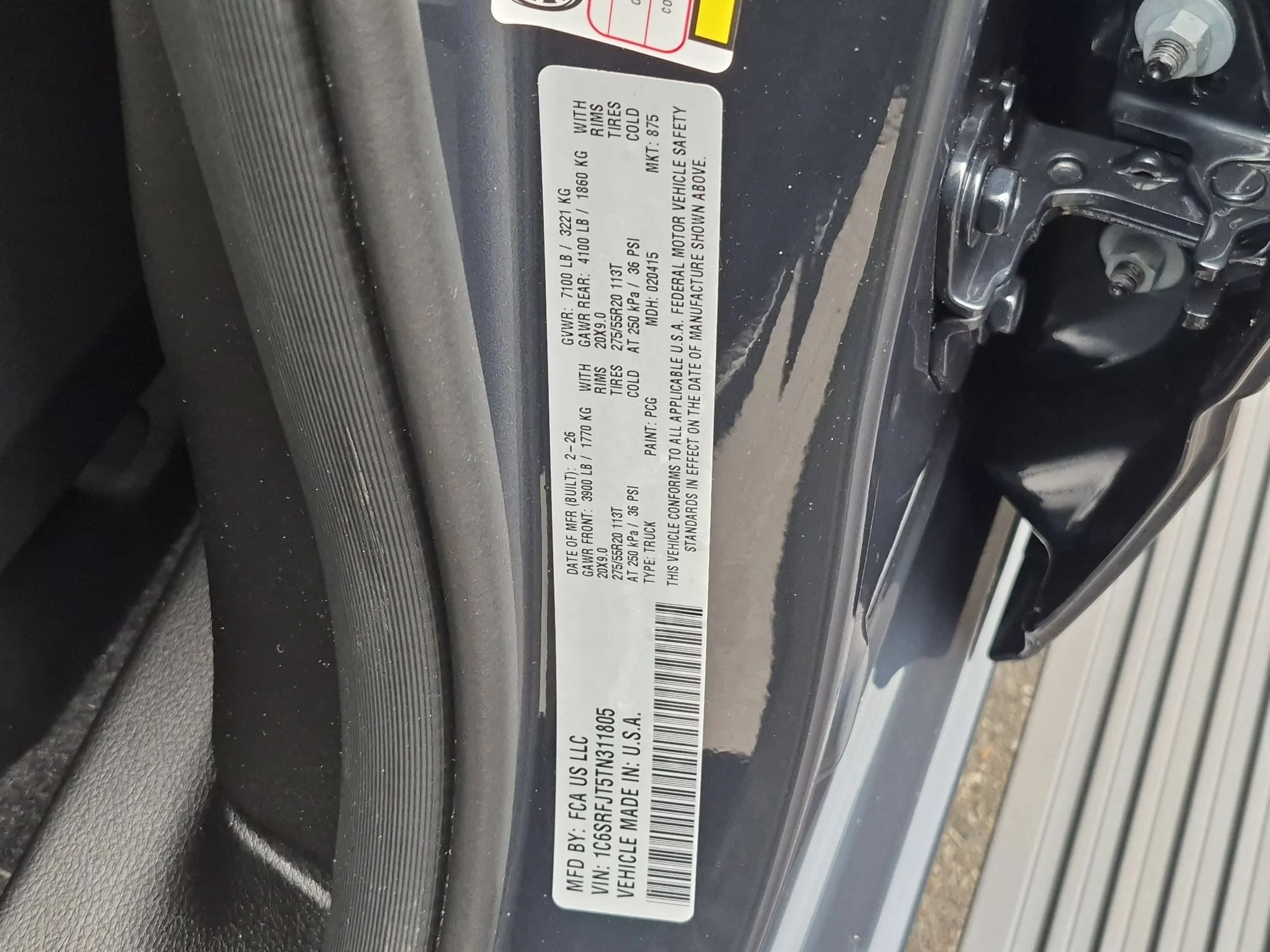 Used 2026 Forged Blue Metallic Ram Laramie image 34