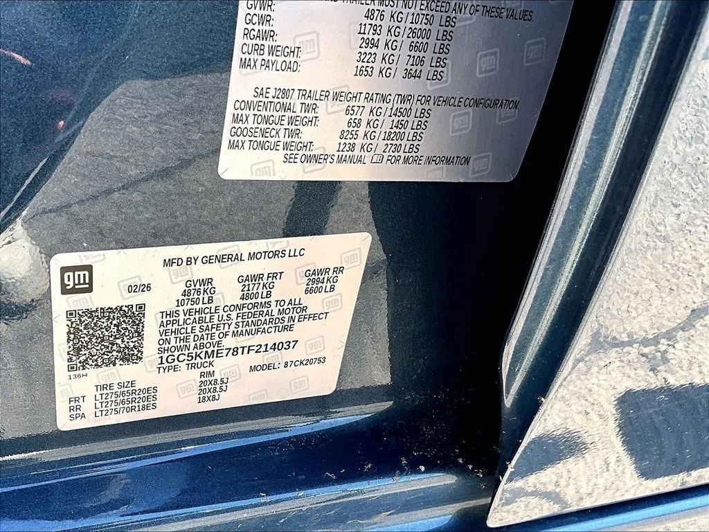 Certified Used 2026 Blue Chevrolet Custom image 22