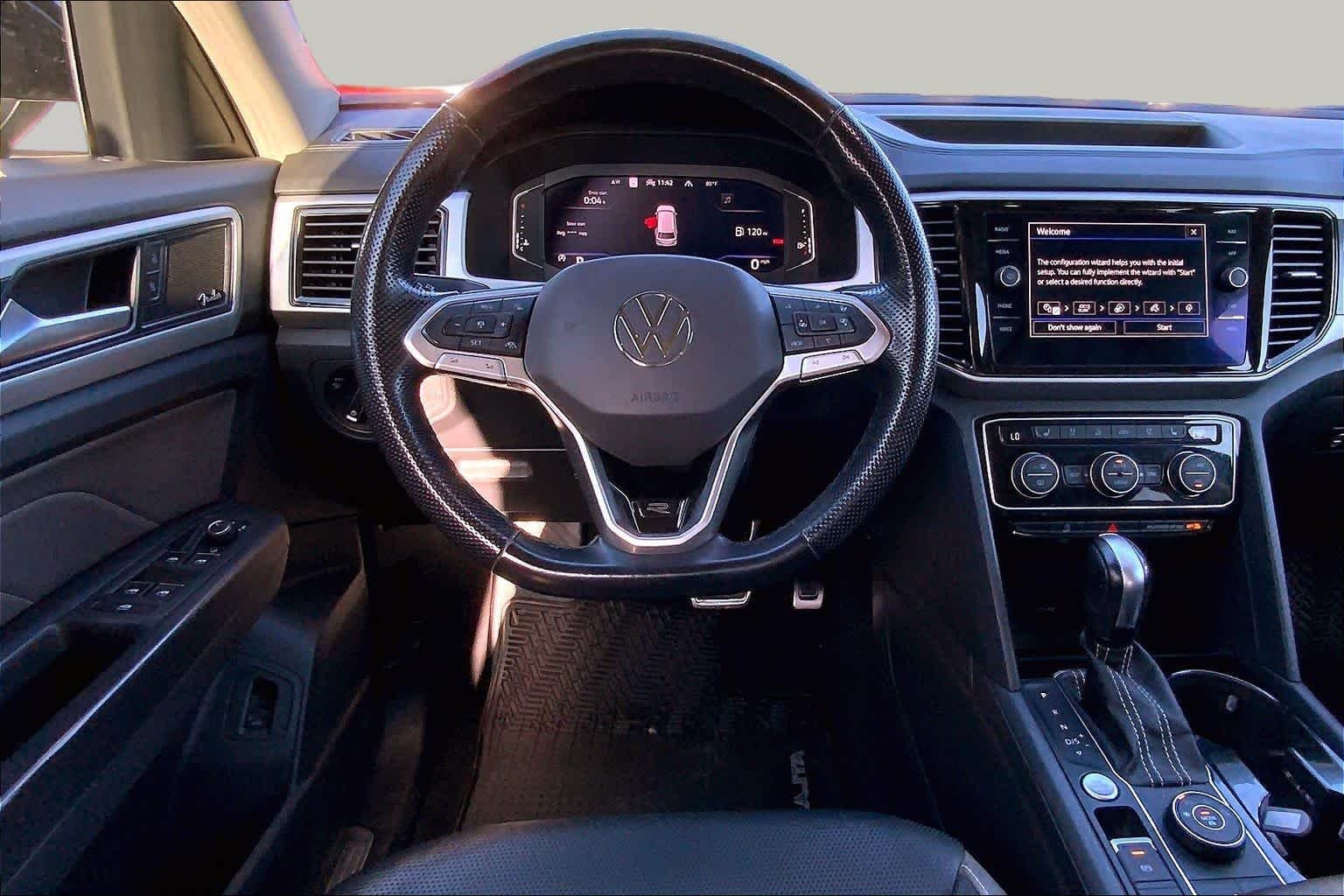 Used 2022 Deep Black Pearl Volkswagen 3.6L V6 SEL Premium R-Line image 11
