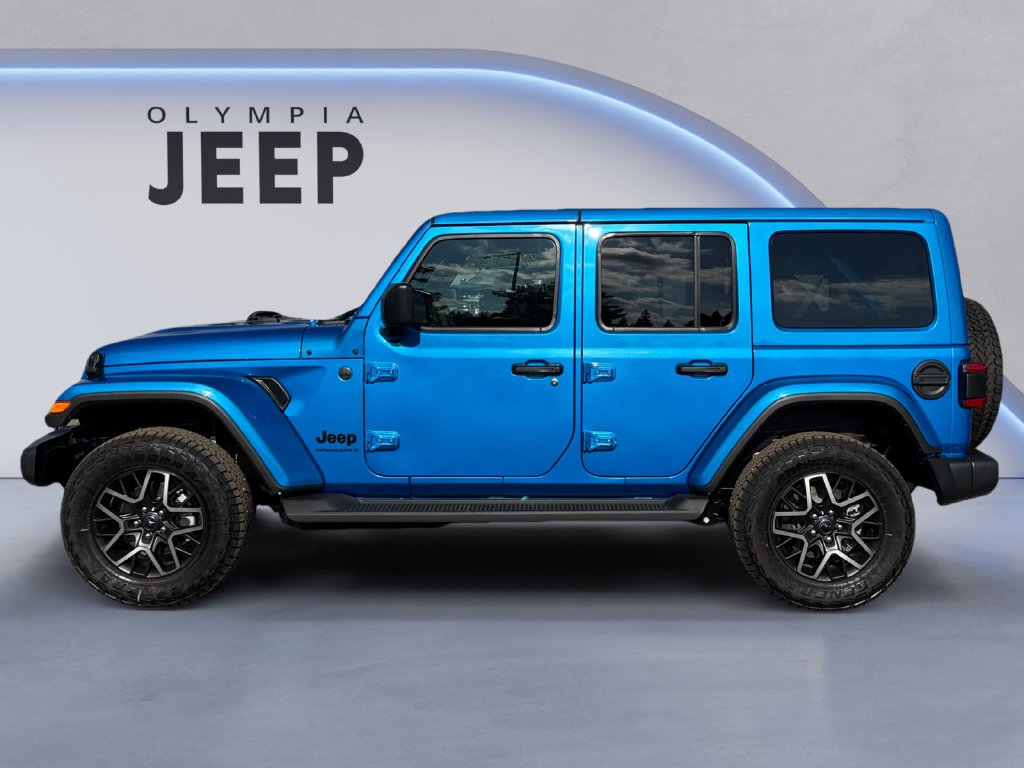 New 2027 Hydro Blue Pearl-Coat Paint Jeep Sahara image 2