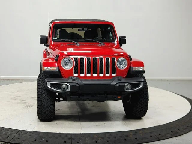 Used 2020 Red Jeep Unlimited Sahara image 3