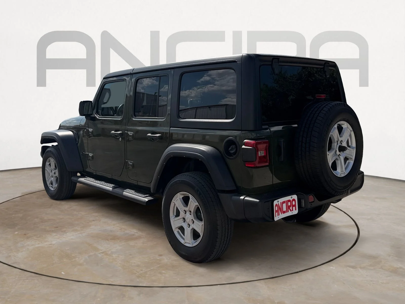 Used 2022 Sarge Green Clearcoat Jeep Unlimited Sport S image 7