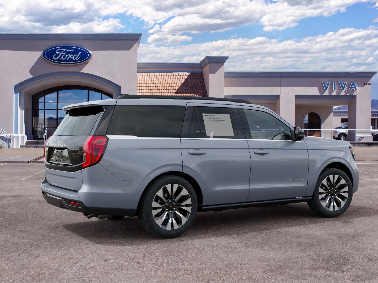 New 2027 Glacier Gray Metallic Tri-Coat Ford Platinum image 6