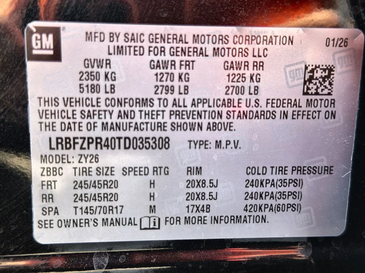 New 2026 Ebony Twilight Metallic Buick Sport Touring image 29