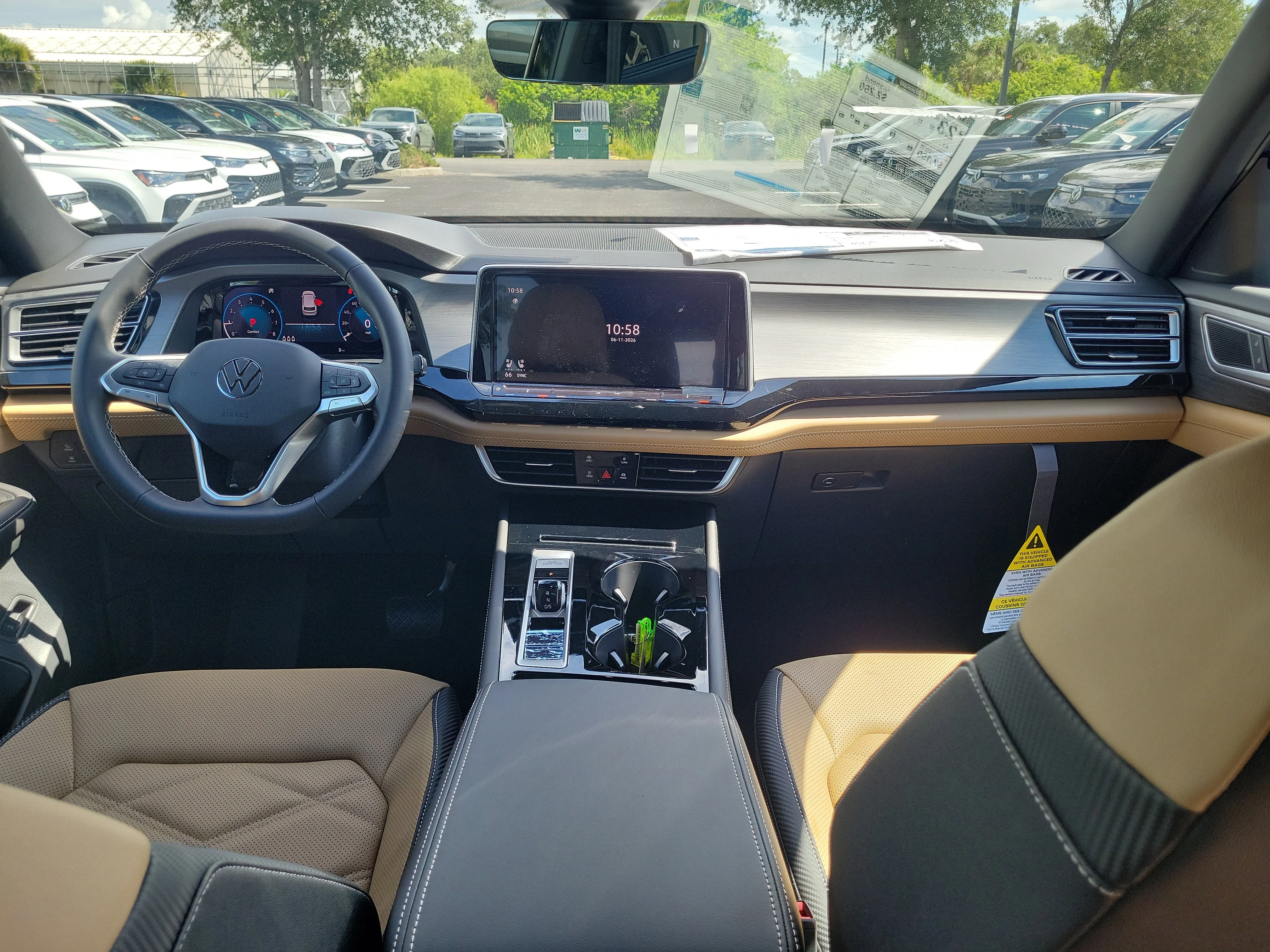New 2026 Black Volkswagen SE w/Technology image 5