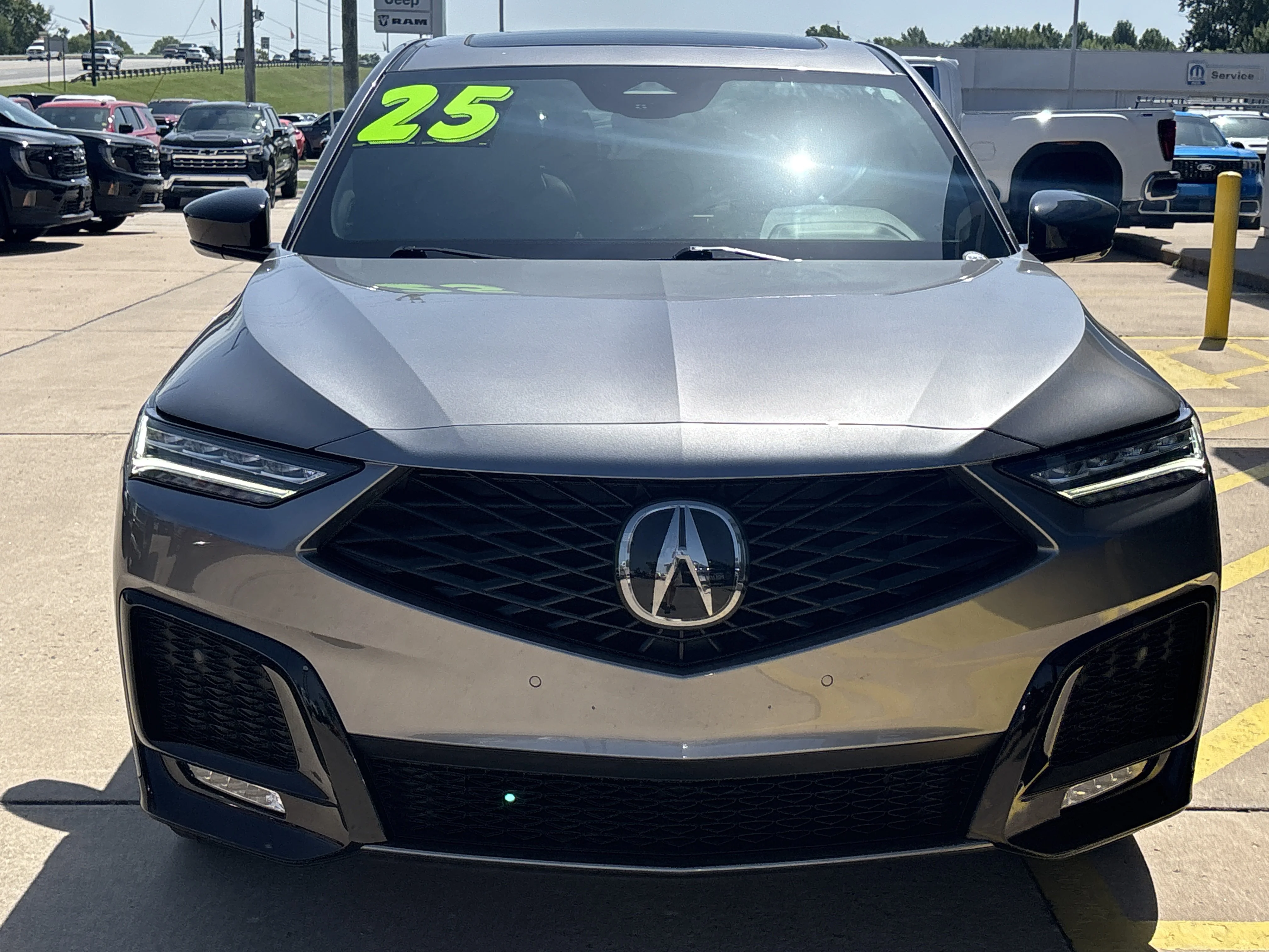 Used 2025 Liquid Carbon Metallic Acura w/A-Spec Package image 12