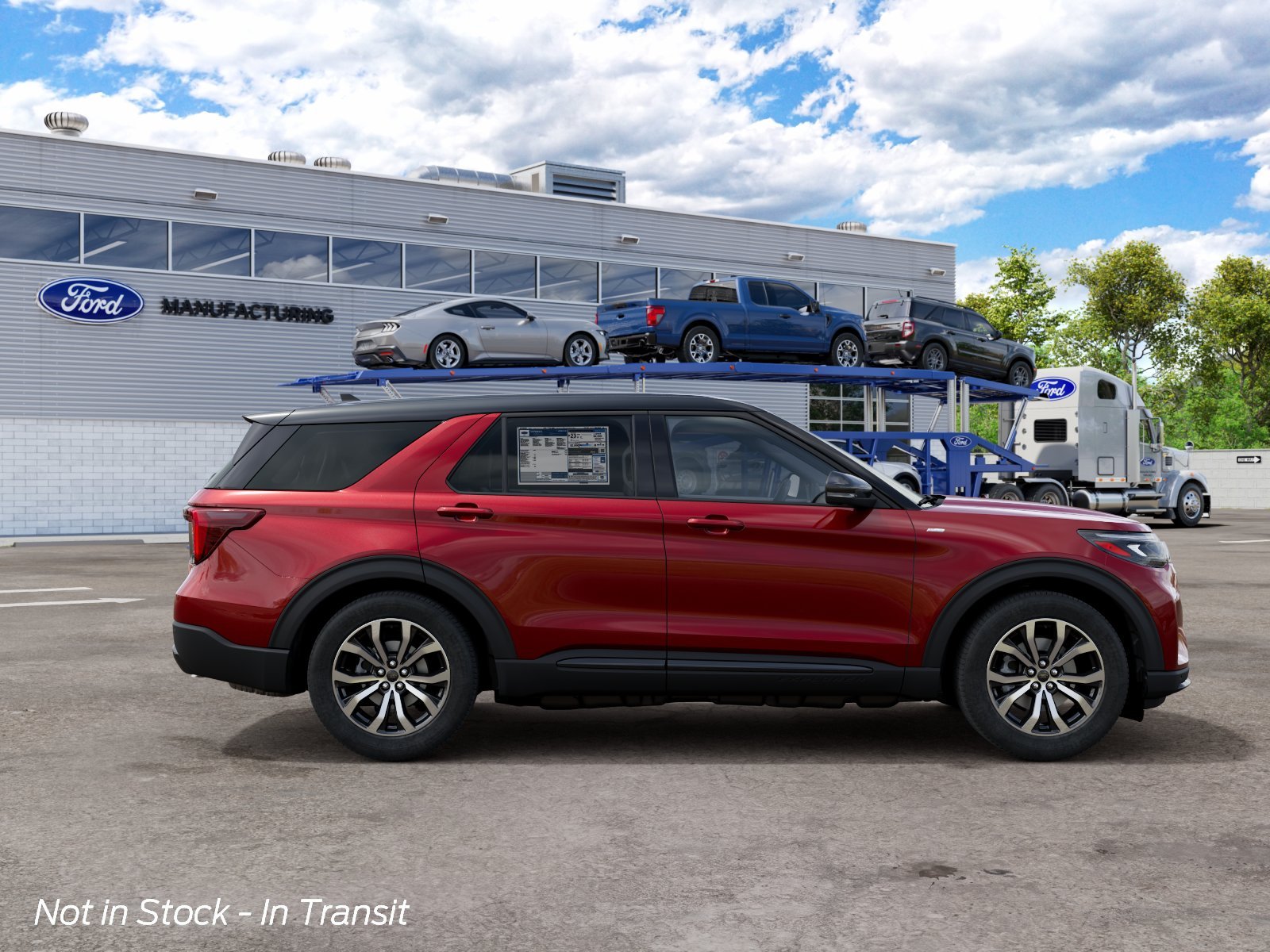 New 2027 Ruby Red Metallic Tinted Clearcoat Ford ST-Line image 5